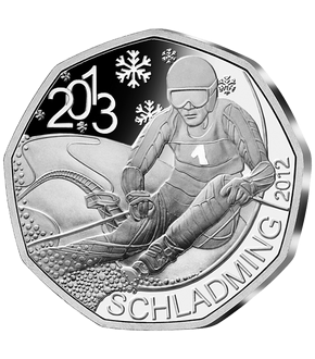 5-Euro-Silbermünze 2012 ''Schladming 2013''