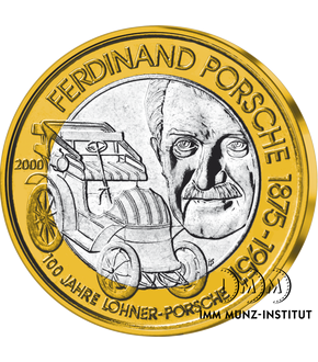 50-Schilling-Gedenkmünze ''Ferdinand Porsche''