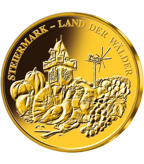 ''Die Steiermark'' in edlem Gold