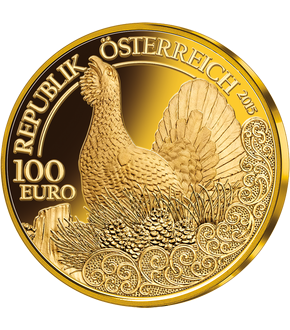 100-Euro-Gedenkmünze 2015 ''Der Auerhahn''