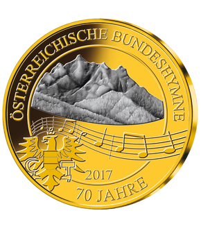 Die Gold-Jahresausgabe ''70 Jahre Bundeshymne'' 2017
