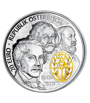 20-Euro-Silbermünze 2017 ''175 Jahre Wiener Philharmoniker''