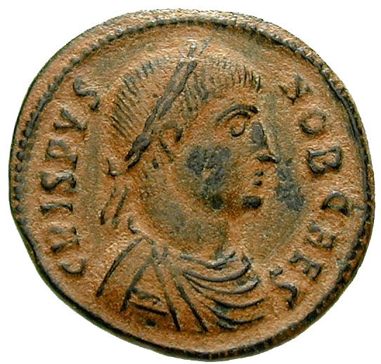 3er-Set antiker Original-Münzen der Söhne von Konstantin dem Großen und