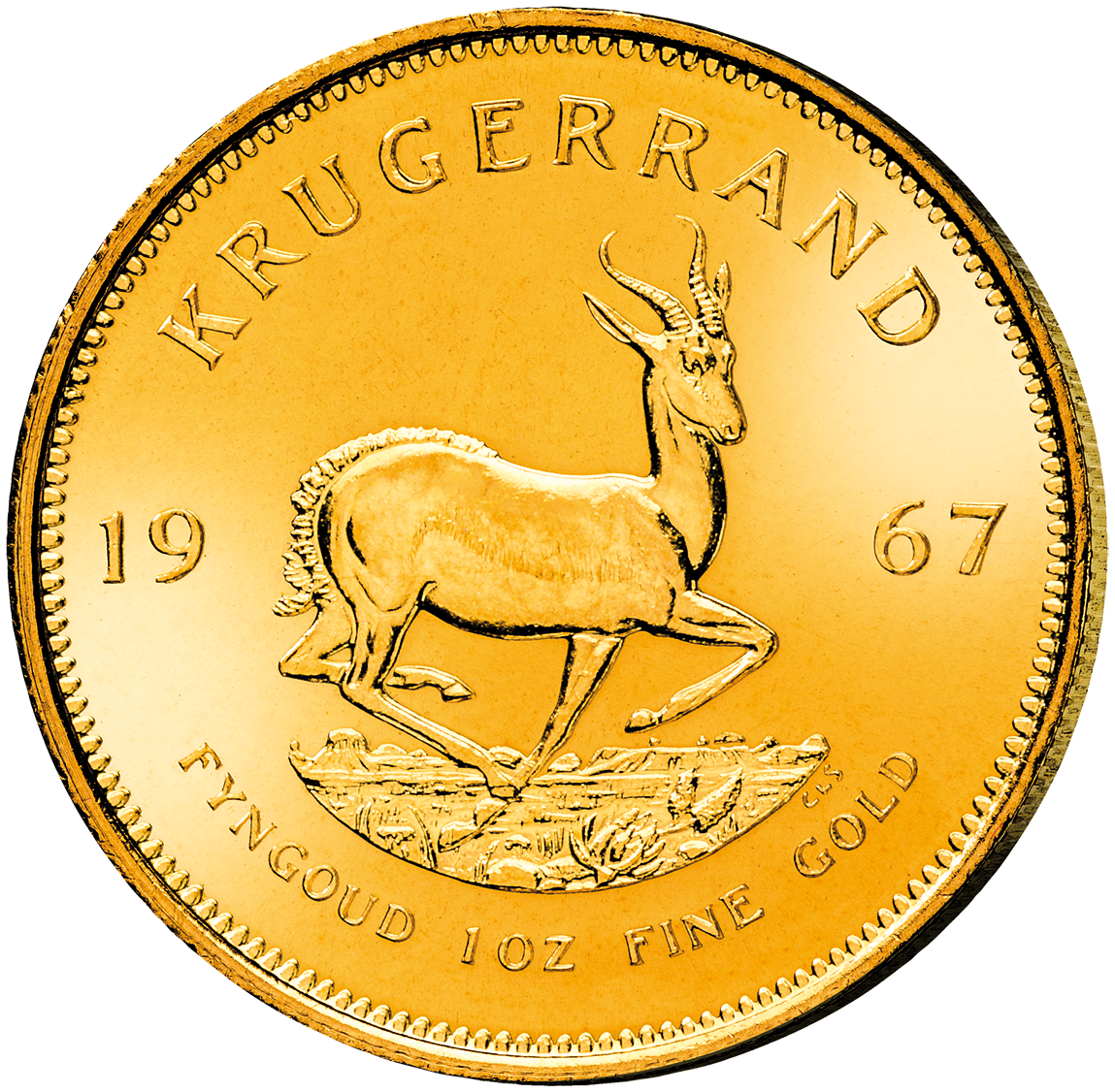 Originale Krügerrand-Erstausgabe von 1967