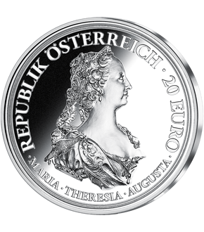 20-Euro-Silbermünze 2017 ''Maria Theresia – Tapferkeit und Entschlossenheit''