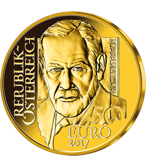 50-Euro-Goldmünze 2017 ''Sigmund Freud''