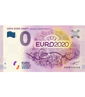 0-Euro-Schein "UEFA EURO 2020"