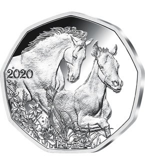 5-Euro-Silbermünze "Freunde fürs Leben" 2020