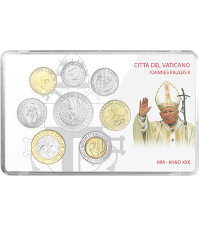 Originaler Kursmünzen-Satz aus dem Vatikan – Jahrgang 2000