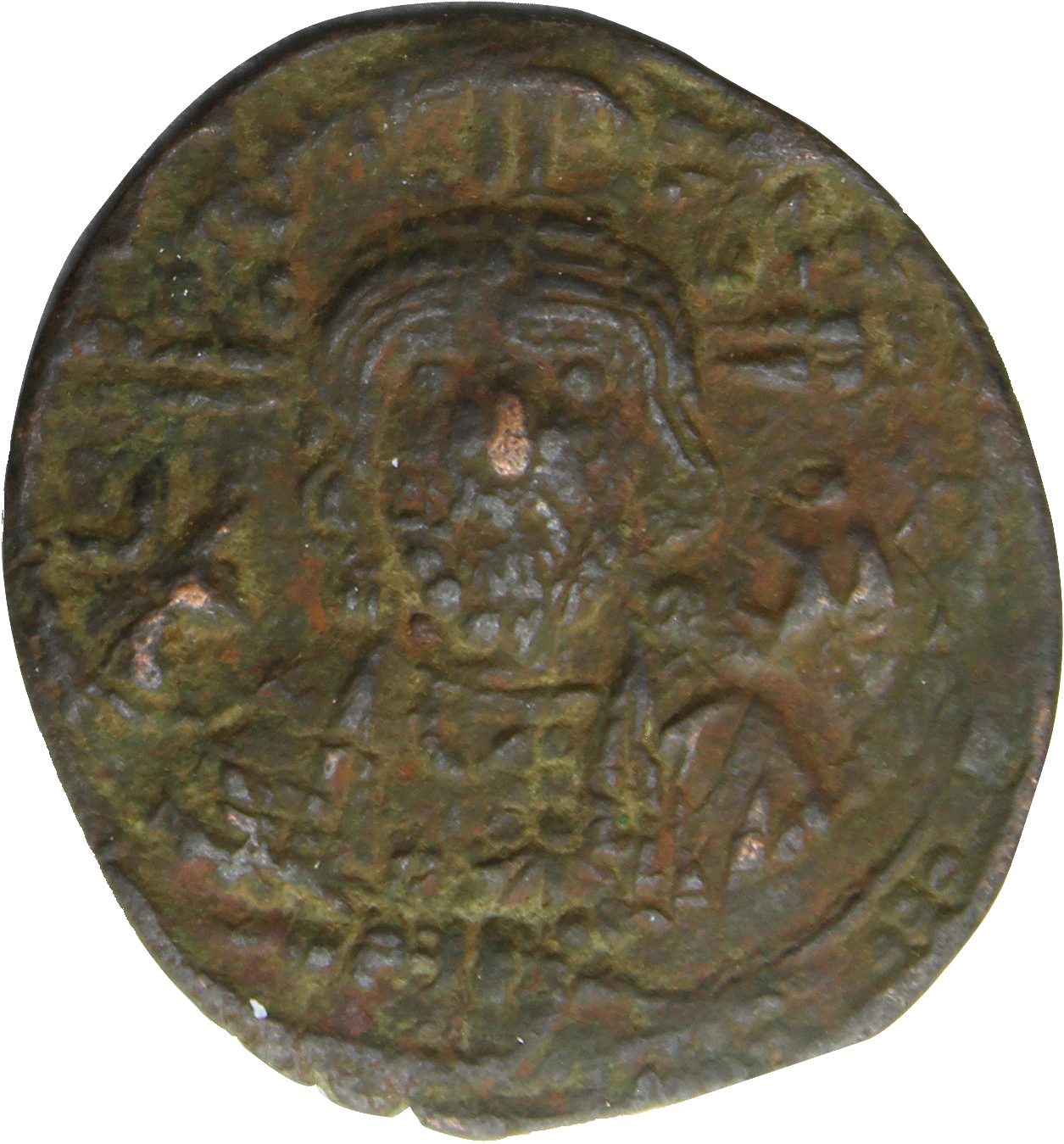 2er Set Originalmünzen ''Jesus Christus'' aus Bronze 