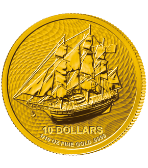 1/10-Unze-Gold-Anlagemünze "Bounty" der Cookinseln