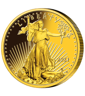 1/10 Unze Goldmünze "Eagle" aus den USA