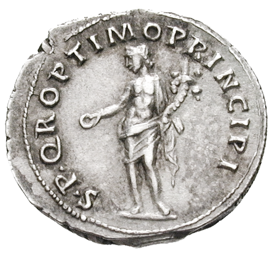 Rückseite der Münze "Kaiser Trajan"