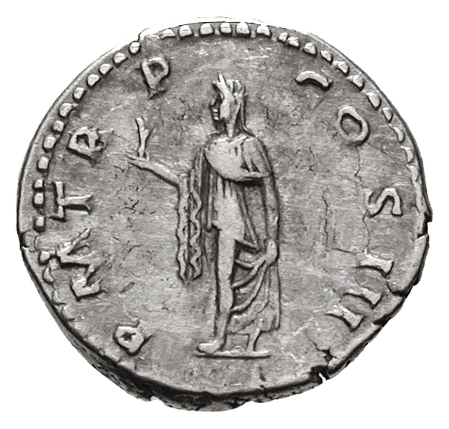 Rückseite der Münze "Kaiser Hadrian"