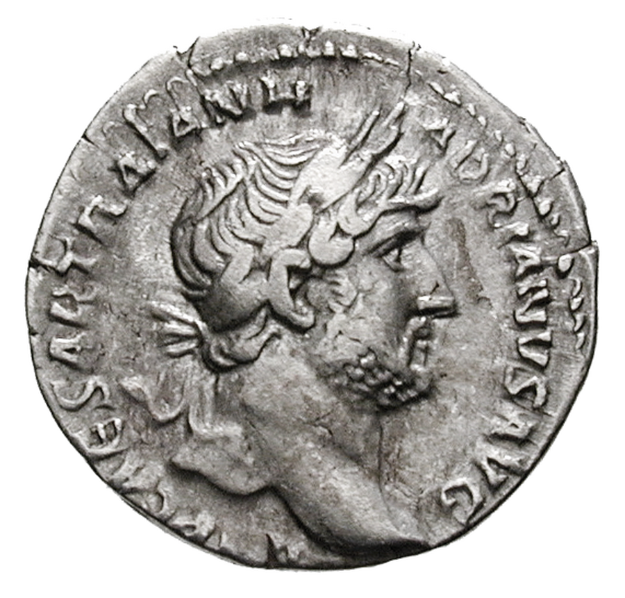 Vorderseite der Münze "Kaiser Hadrian"
