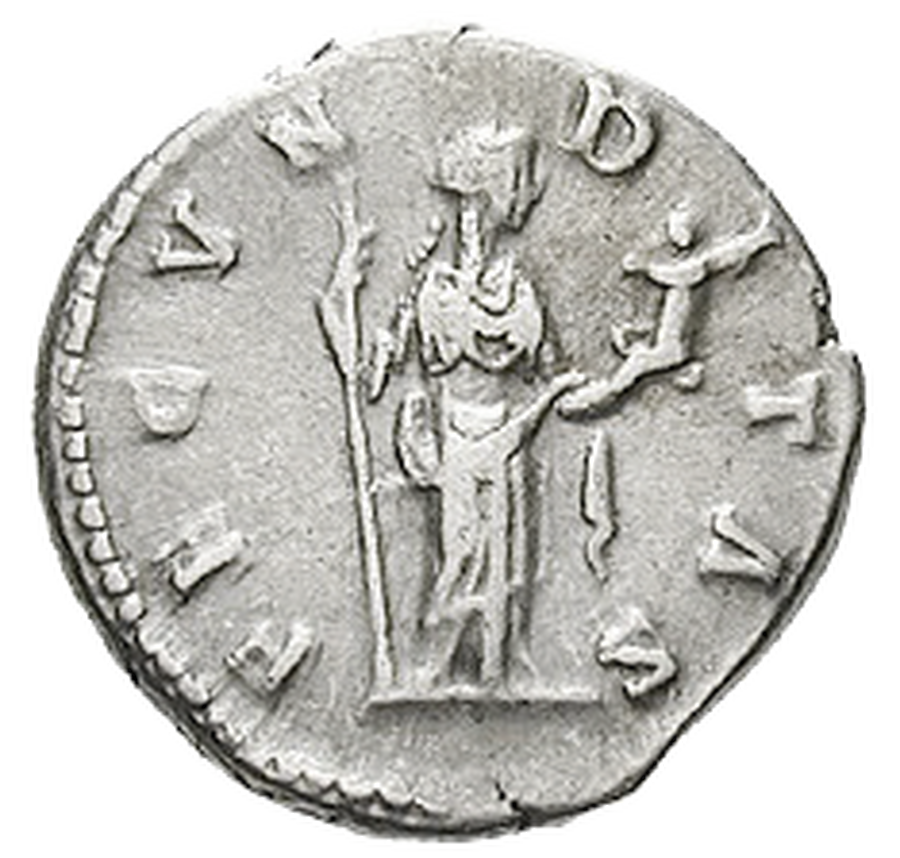 Rückseite der Münze "Kaiserin Faustina II."