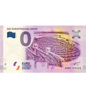0-Euro-Schein "Die Europäische Union" 