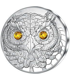 Österreichs 20-Euro-Silbermünze 2021 "Weisheit der Eule"