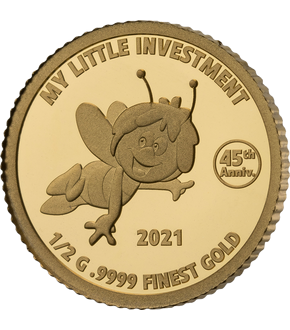 4er Goldmünzen-Set "Die Biene Maja" 