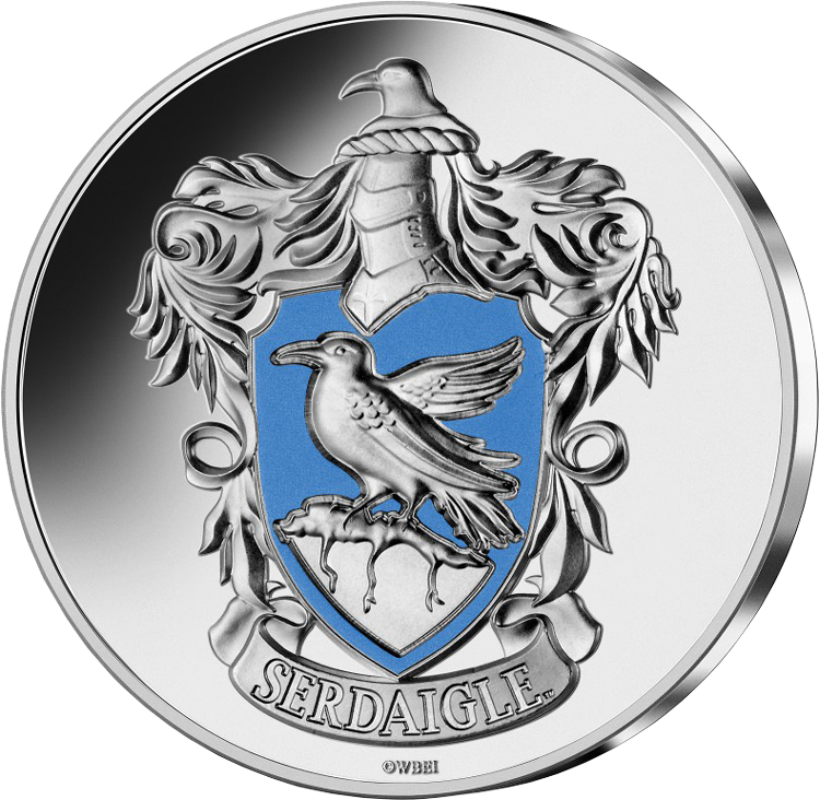 10-Euro-Silbermünze "Ravenclaw" aus Frankreich