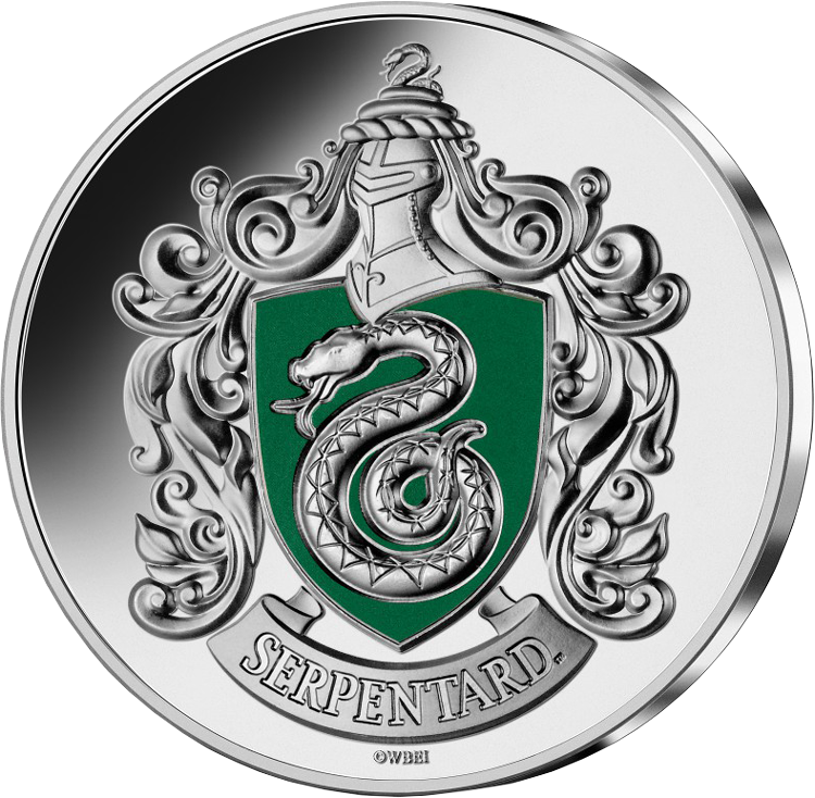 10-Euro-Silbermünze "Slytherin" aus Frankreich