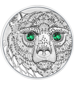 Österreichs 20-Euro-Silbermünze 2023 "Heilkraft des Bären"