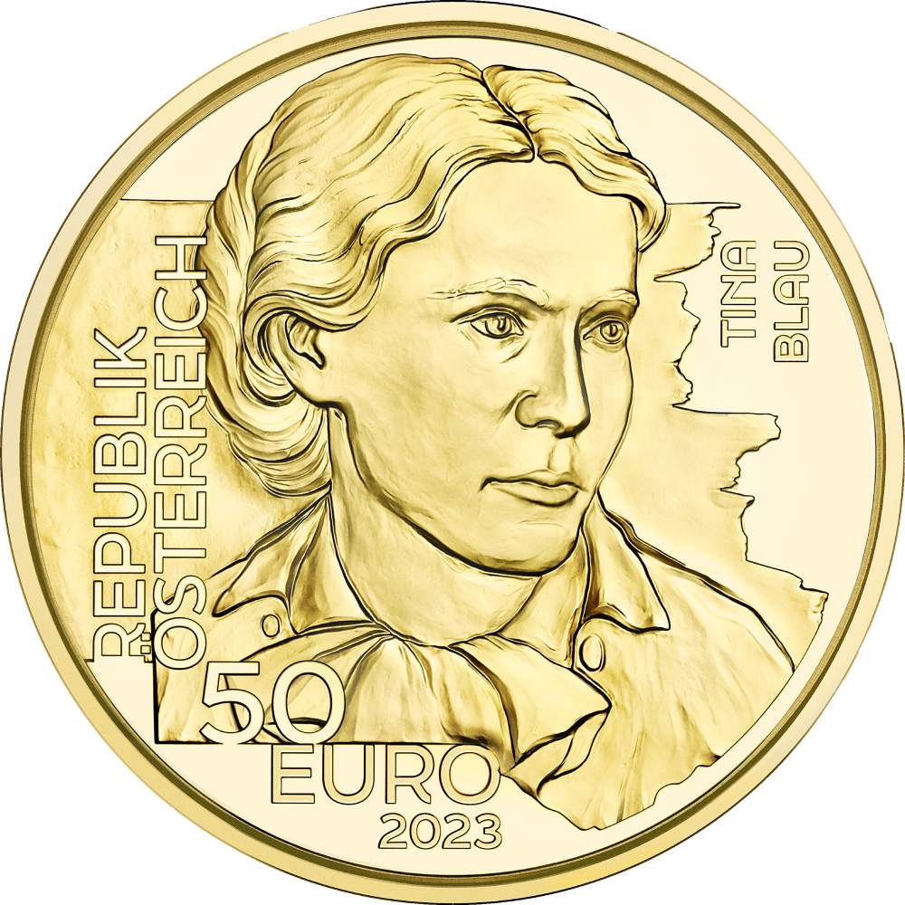 50-Euro-Goldmünze 2023 "Tina Blau" 