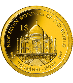 Offizielle Goldmünze ''Taj Mahal''