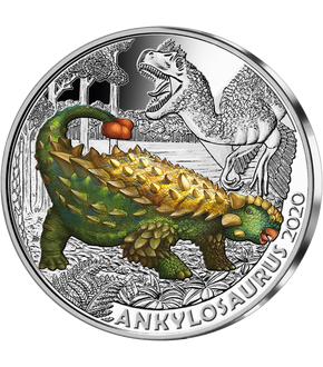 3-Euro-Dino-Taler ''Ankylosaurus'' 2020