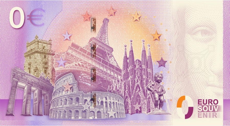 Die Rückseite des 0-Euro-Scheines