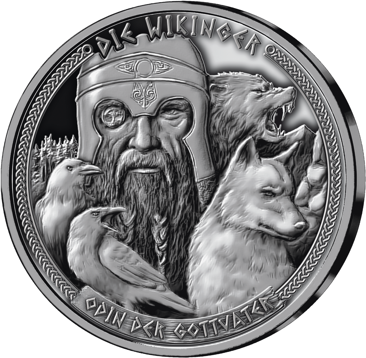 Silberausgaben "Odin der Gottvater" und "Mut und Kampfkunst" - 2 zum Preis von 1!