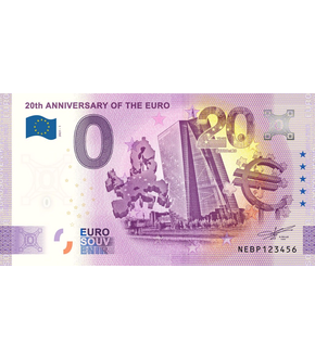 0-Euro-Schein "20 Jahre Euro"