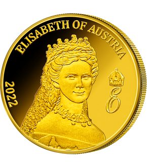 Premium-Goldmünze "185. Geburtstag Kaiserin Elisabeth"