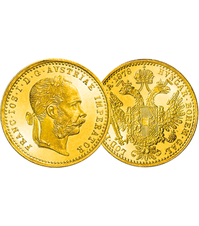 3er Set "3 Goldwährungen von Kaiser Franz Joseph"