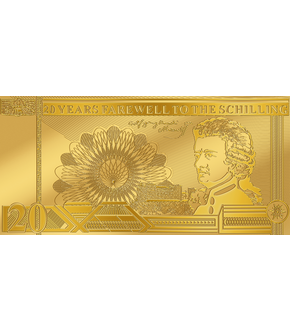 Goldnoten-Münzen ''Bundesländer'' inkl. Sondermünze ''Abschied Schilling''