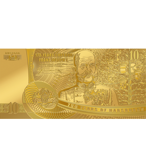 Goldnoten-Münzen "Bundesländer" inkl. Sondermünze "175 Jahre Kaiser Franz Joseph"