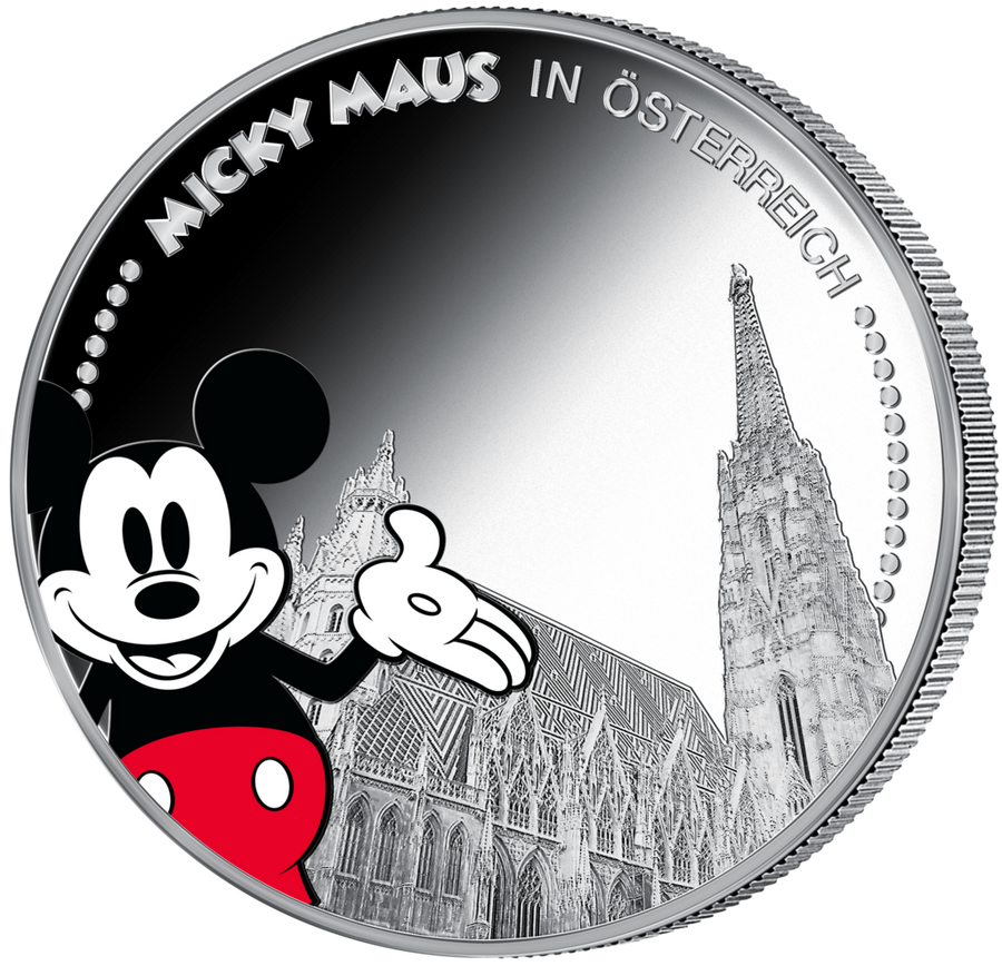 Die Vorderseite Ihrer Startausgabe ''Micky in Österreich''