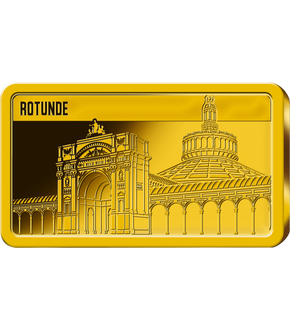 Goldbarren "Rotunde" aus der Kollektion zu Wiens verlorenen Orten