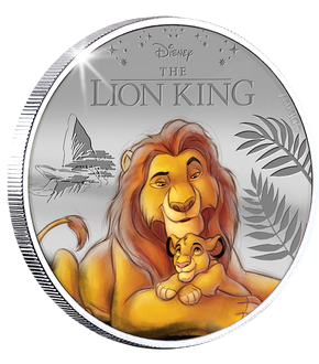 Magische Gedenkausgabe "Der König der Löwen" aus edlem Silber