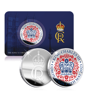 Monnaie commémorative argentée « Couronnement du Roi Charles III » 2023  