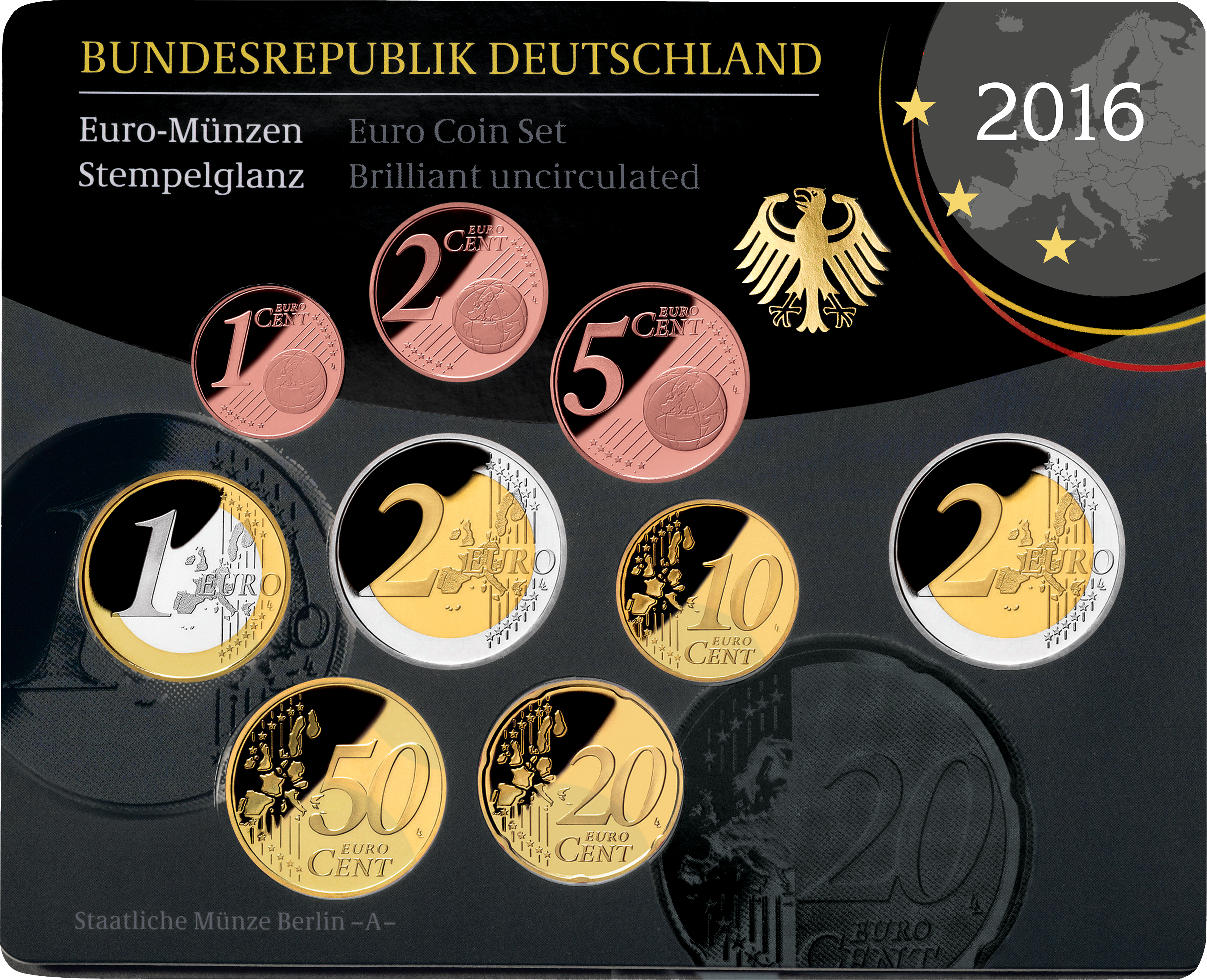Deutscher Kursmünzensatz 2016