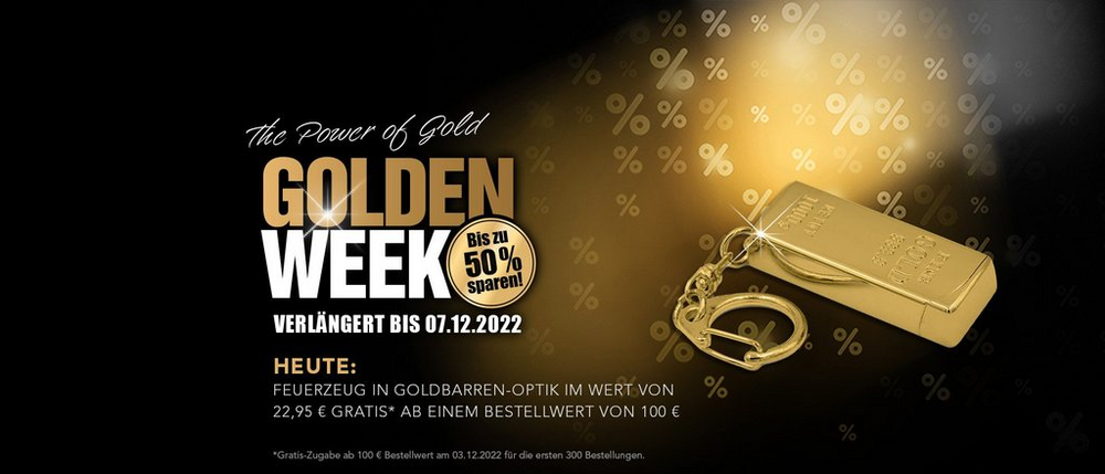 GoldenWeek - bis zu 50% sparen auf über 800 Produkte!
