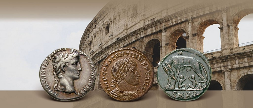 Original-Münzen aus dem Römischen Kaiserreich