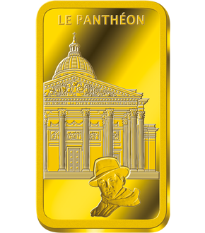 Lingot en or pur - le Panthéon