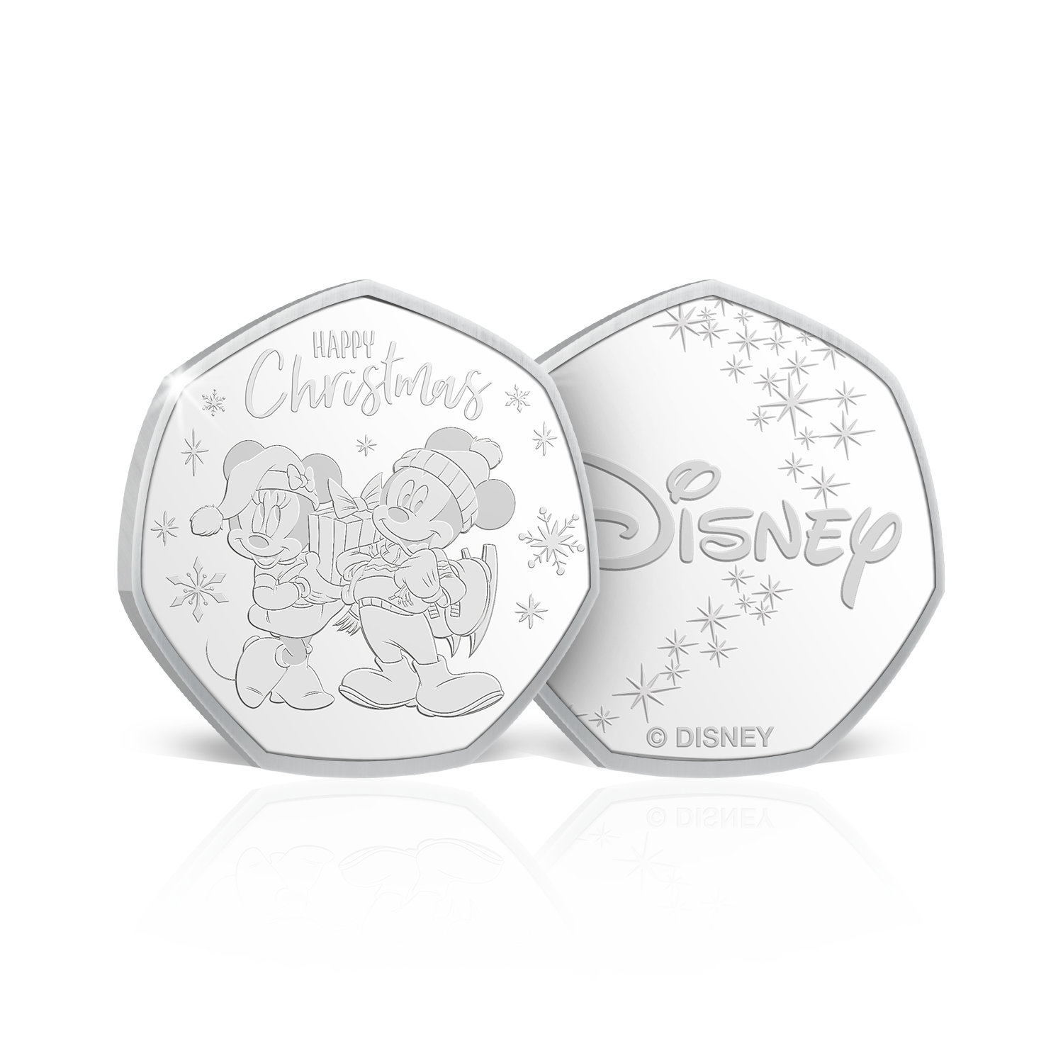 „Mickey & Minnie – Christmas“ – die Disney-Lizenzprägung inklusive Weihnachtskarte!