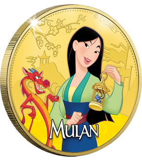La frappe dorée à l'or pur Classiques Disney «Mulan»