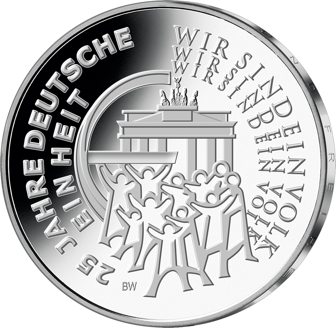 Deutschlands erste 25-Euro-Silber-Gedenkmünze 