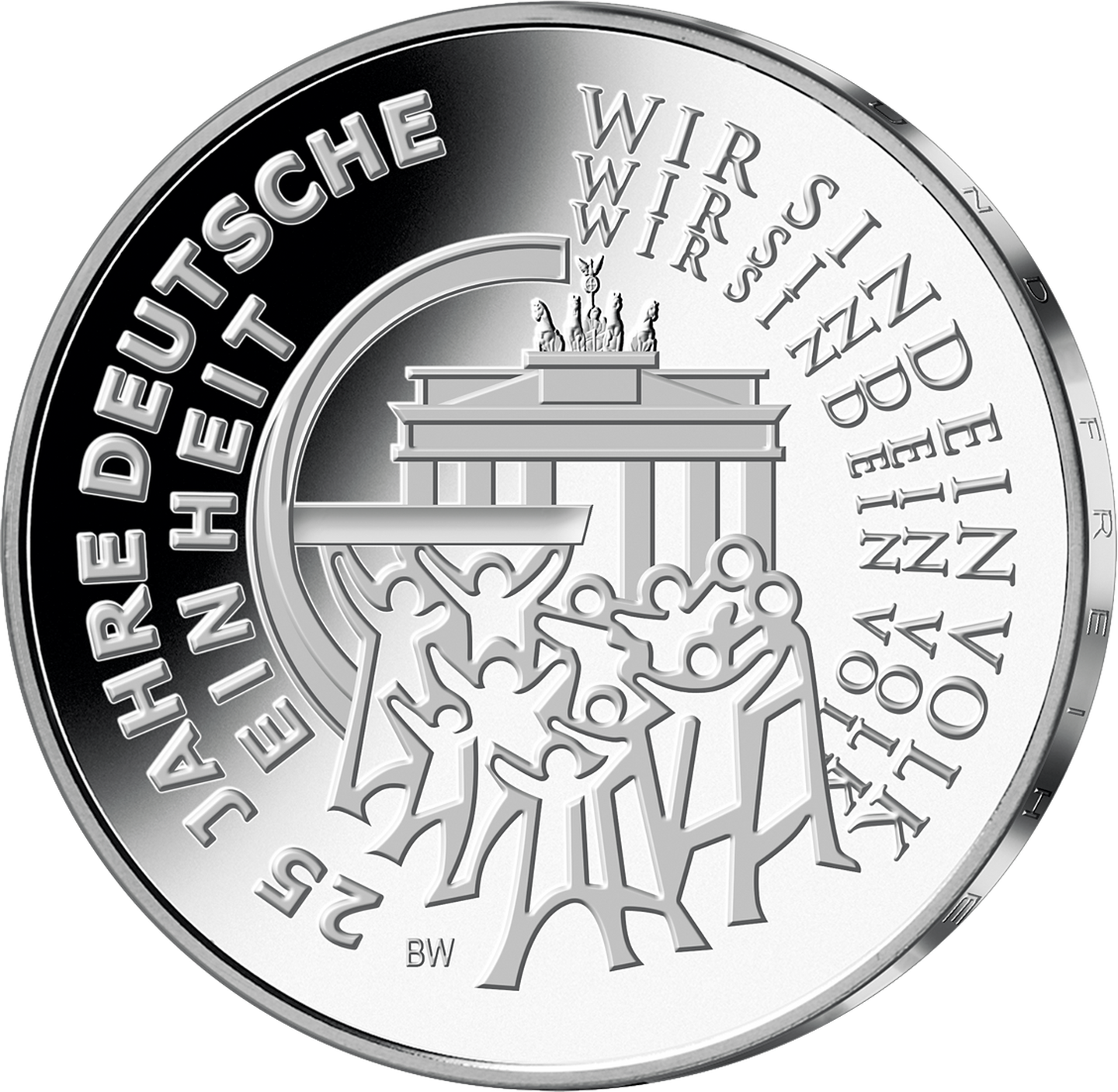 Deutschlands erste 25-Euro-Silber-Gedenkmünze 