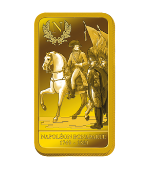 Lingot en or le plus pur « Napoléon et ses grognards »