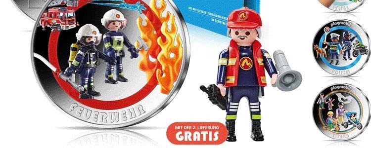 Münzen-News: 50 Jahre Playmobil Gedenkprägungen
